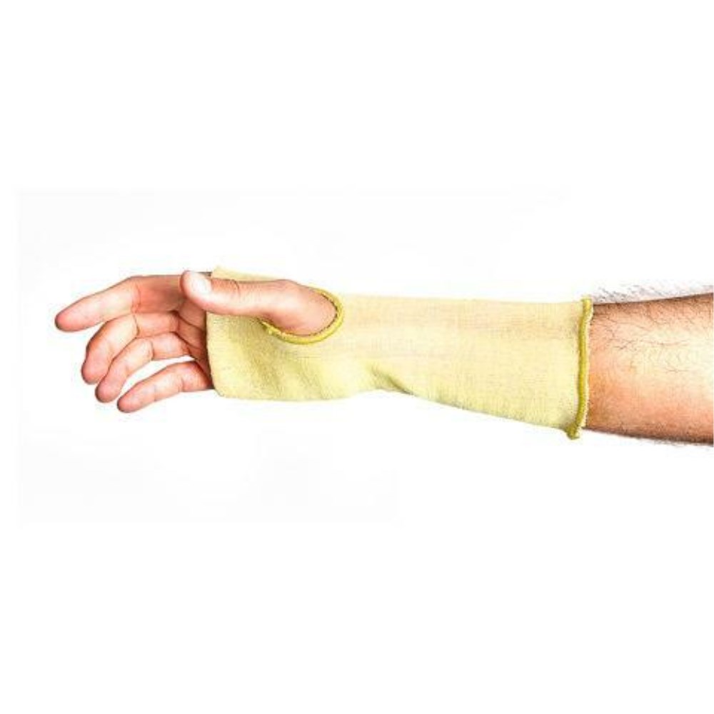 Kevlar® Cut Resistant Sleeve with Thumbhole - 18